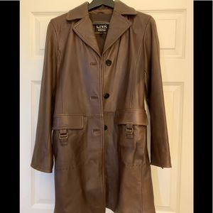 Nordstrom Leather Car Coat
